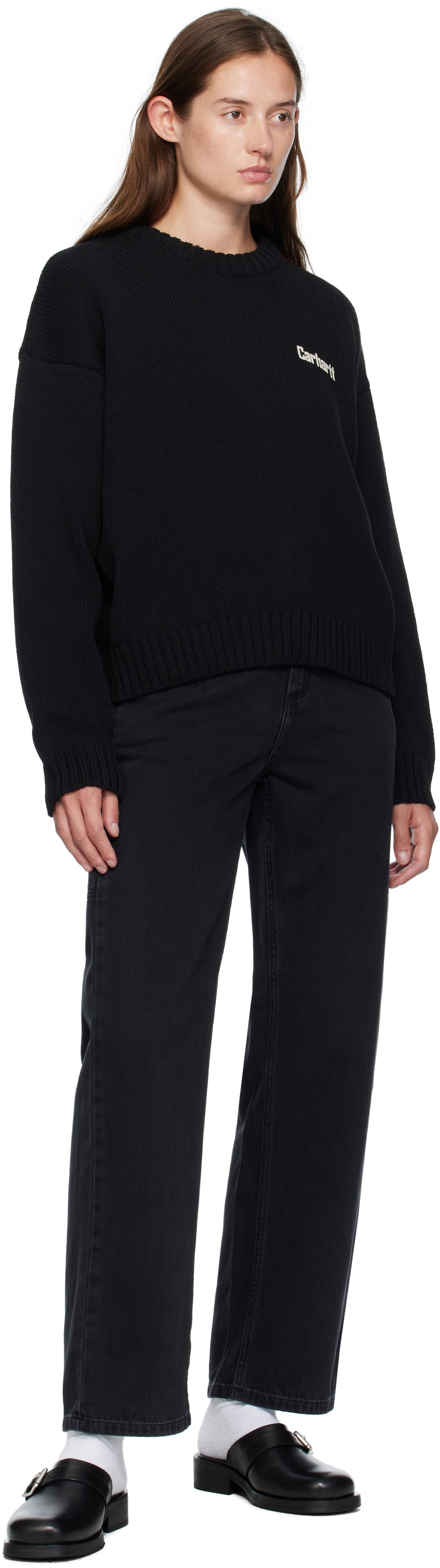 Carhartt Work In Progress Black 'Growth' Sweater
