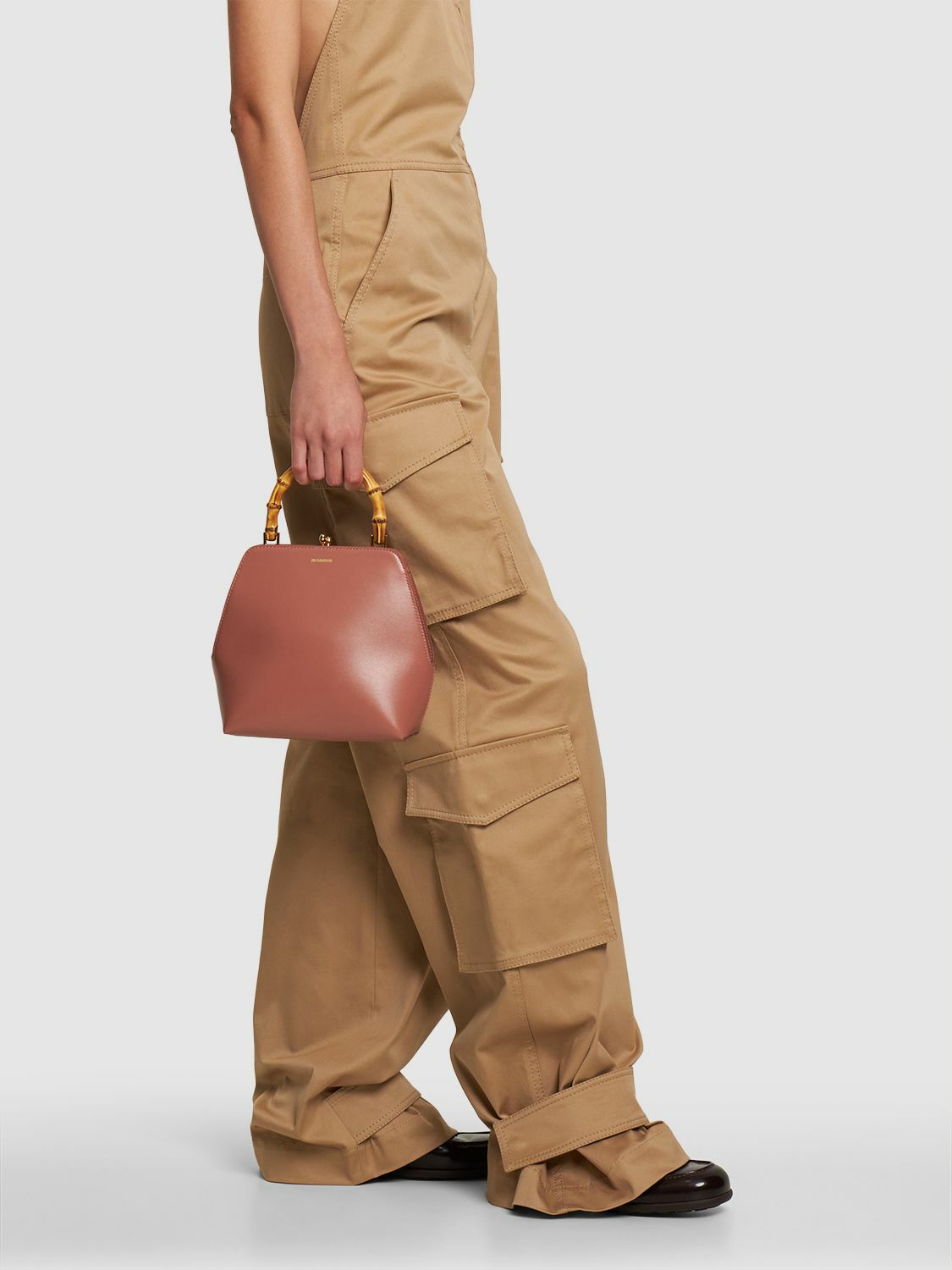 【JIL SANDER】SMALL GOJI SQUARE BAG JIL SANDER - Small Goji Square Frame Leather Bag Jil Sander