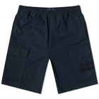 Stone Island Men's Ghost Cargo Short in Navy