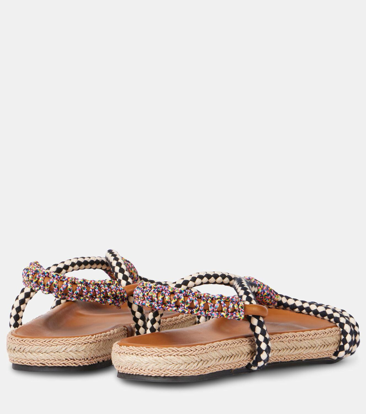 Isabel Marant Waltee leather-trimmed espadrilles