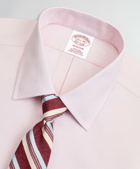 Brooks Brothers Men's Madison Relaxed-Fit Dress Shirt, Non-Iron Dobby Ainsley | Pink