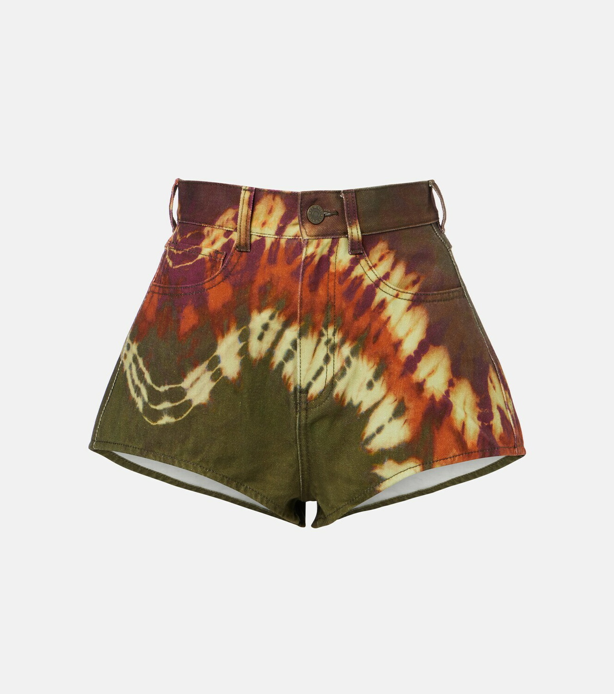 Alémais Marilyn dyed denim shorts