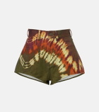 Alémais Marilyn dyed denim shorts