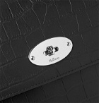 Mulberry - Antony Croc-Effect Leather Messenger Bag - Black