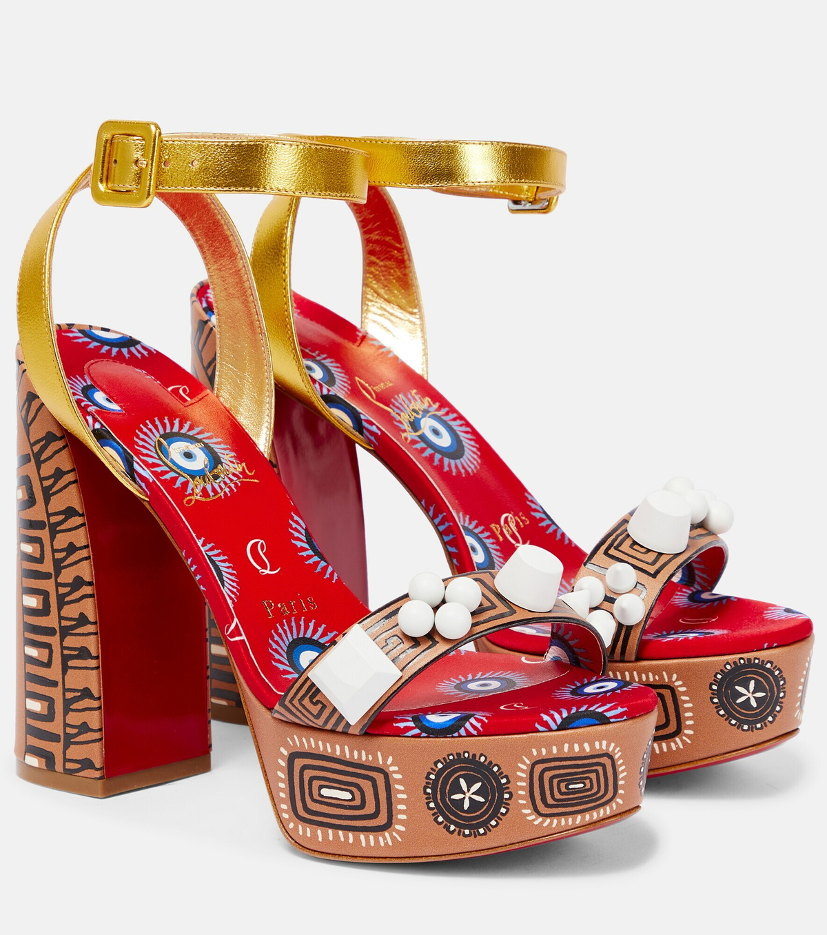 Christian Louboutin - Movida Athina 130 platform sandals