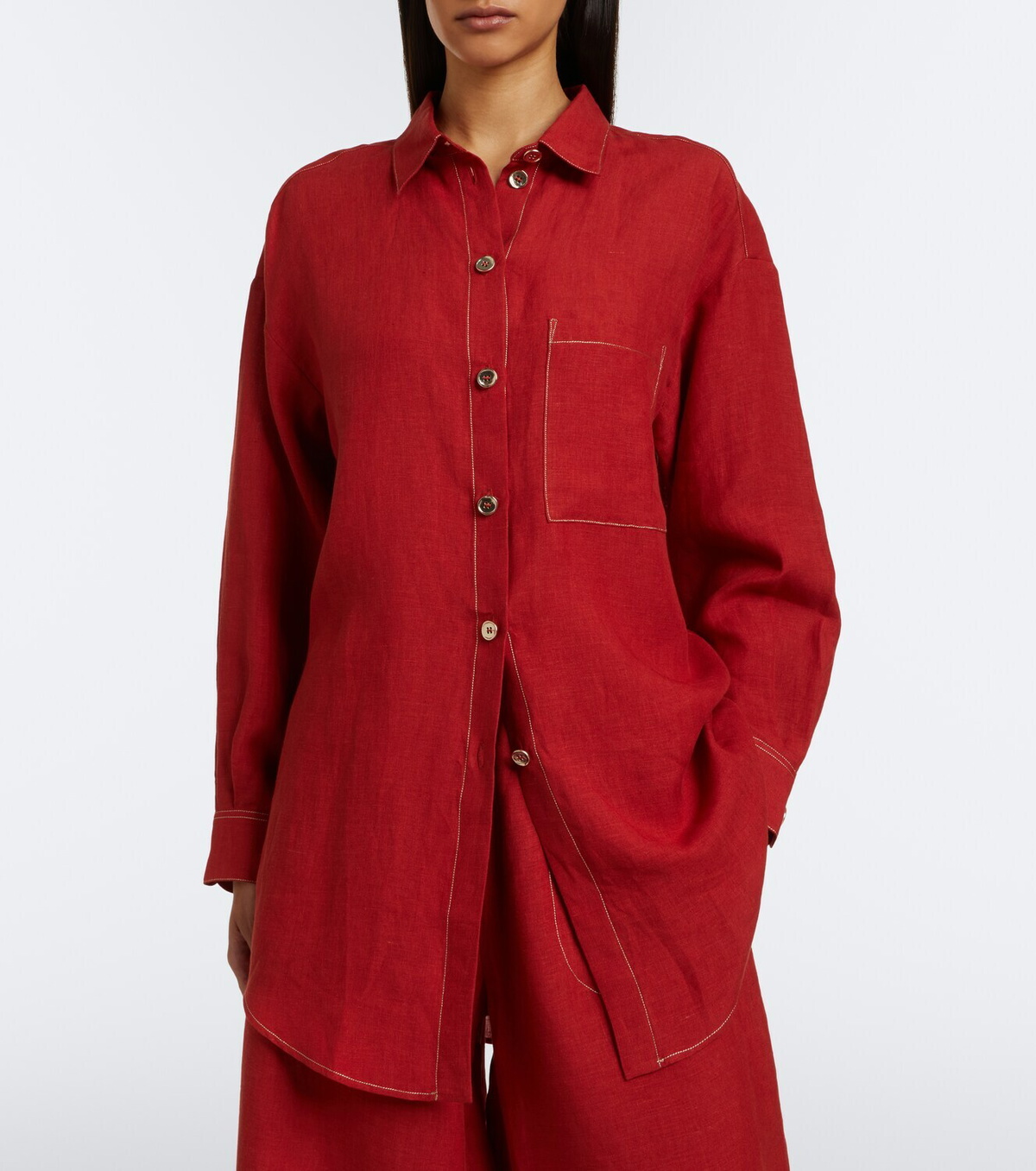 Eres Flashing linen shirt