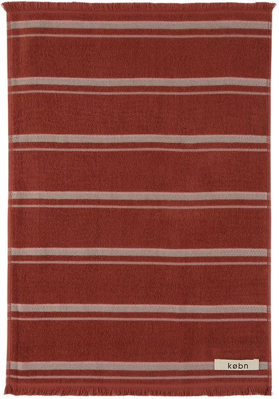 Photo: Købn Red Organic Cotton Hand Towel