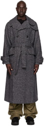 R13 Gray Jumbo Military Coat