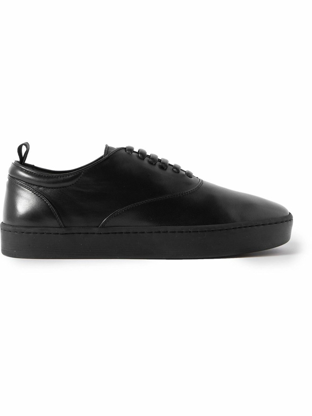 Photo: Officine Creative - Bug Leather Sneakers - Black