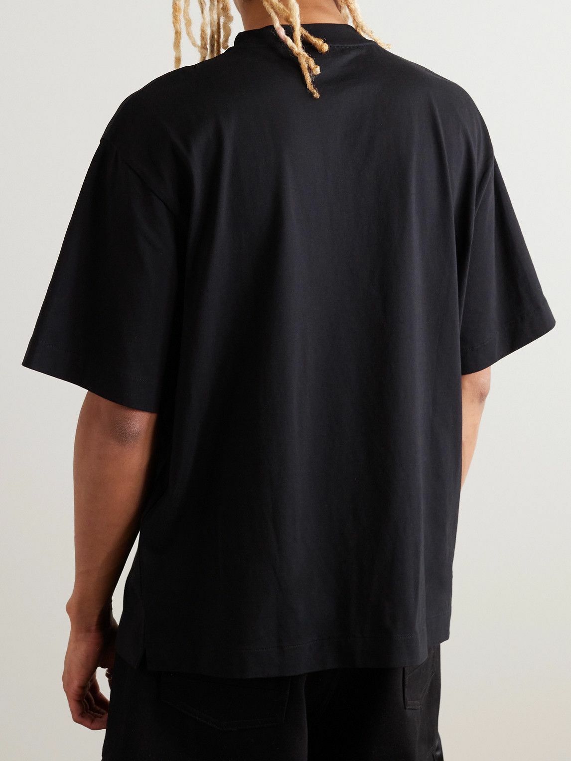 ★送料・関税込★Off-White★ハーフ ロゴ スケート Tシャツ★ Off-White Off Stamp Skate Tシャツ | ブラック | FARFETCH JP