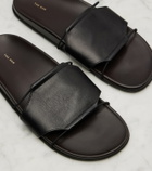 The Row Carla leather sandals
