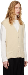 The Row Beige Tarik Vest