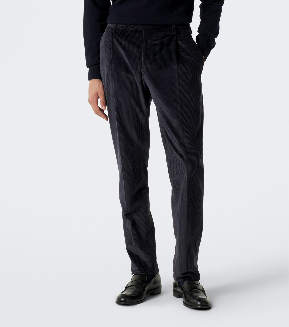 Lardini Cotton and cashmere corduroy suit
