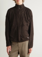 ROA - Ocular Logo-Embroidered Polartec® Alpha® Direct Half-Zip Sweater - Brown