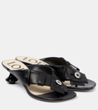 Loewe Toy Panta leather thong sandals