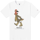 Barbour x NOAH Duck T-Shirt in White