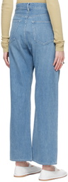 AURALEE Blue Faded Jeans