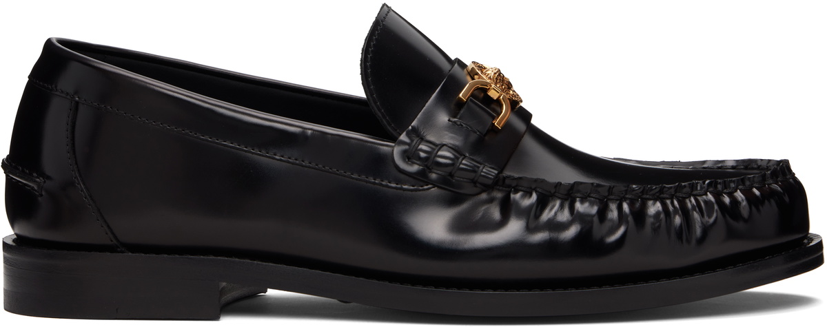 Versace - Embroidered Satin Loafers - Men - Black Versace