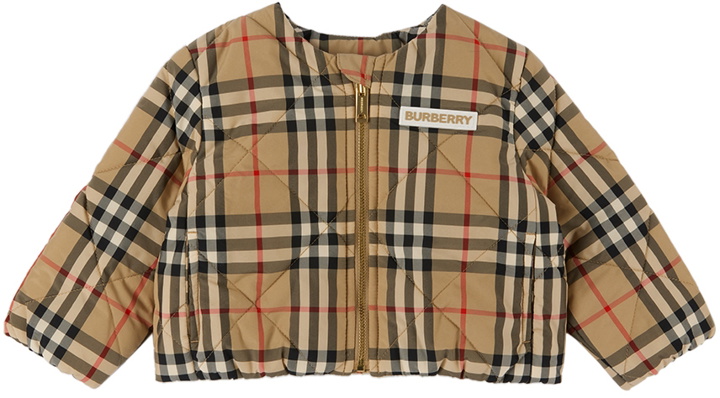 Photo: Burberry Baby Beige Vintage Check Jacket