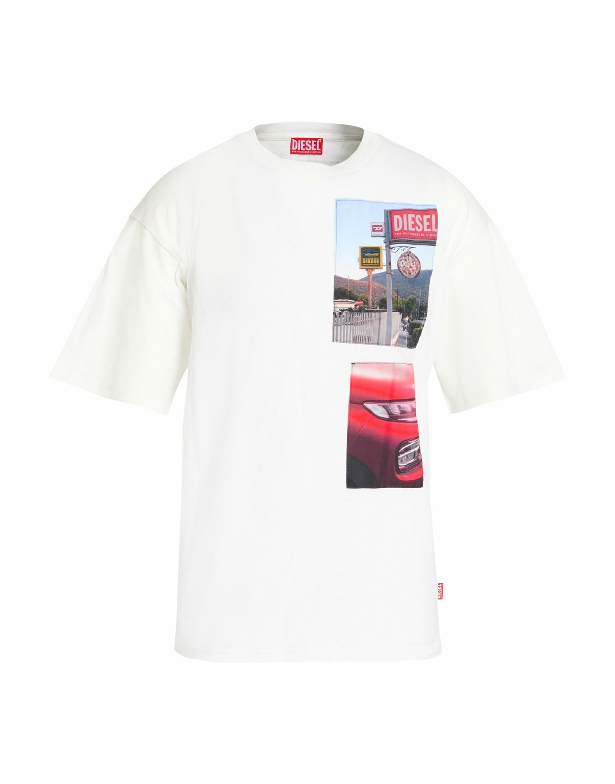 Diesel Mens T-shirt in White