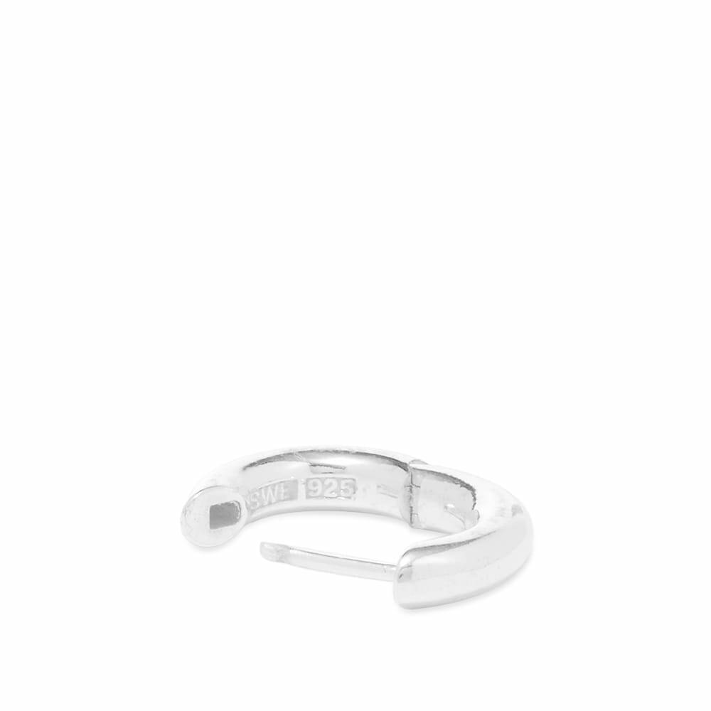 All Blues Men's Almost Earring in Silver 
