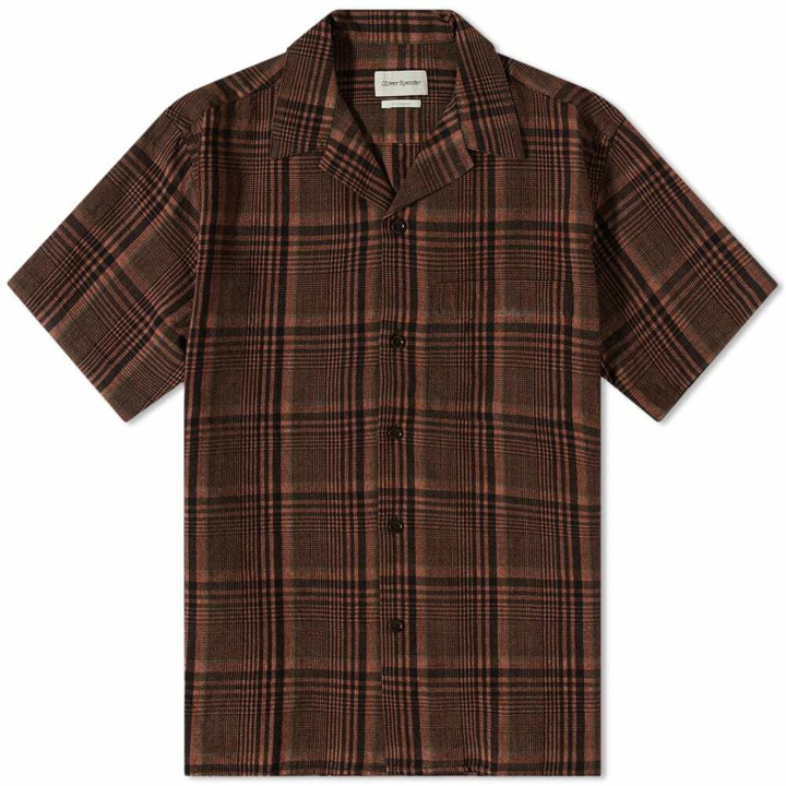 Photo: Oliver Spencer Men's Checked Havana Vacation Shirt in Brown