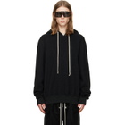 Rick Owens Black Tower Hoodie