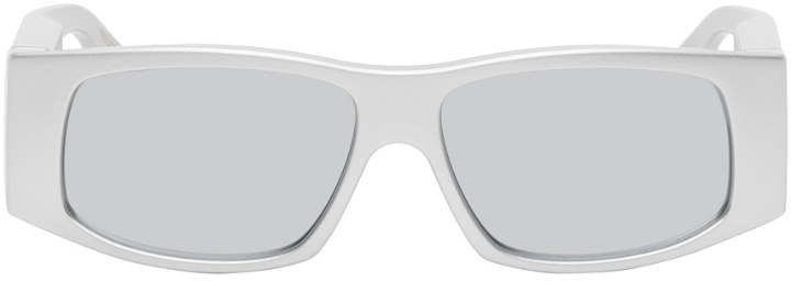 Photo: Balenciaga Silver LED-Frame Sunglasses