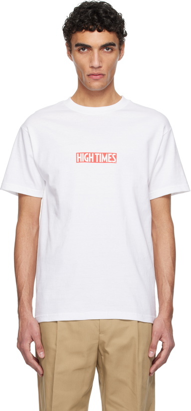 Photo: WACKO MARIA White High Times Edition Crew Neck T-Shirt