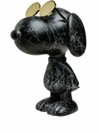 LEBLON DELIENNE Black Marble Print Snoopy Figurine
