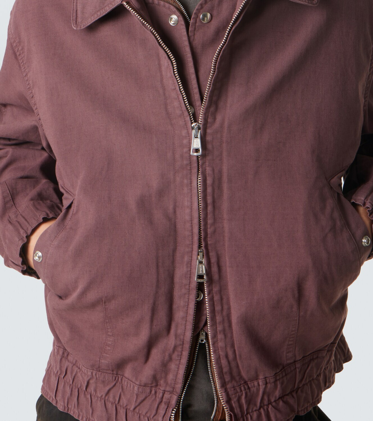 Our Legacy Command cotton and linen bomber jacket