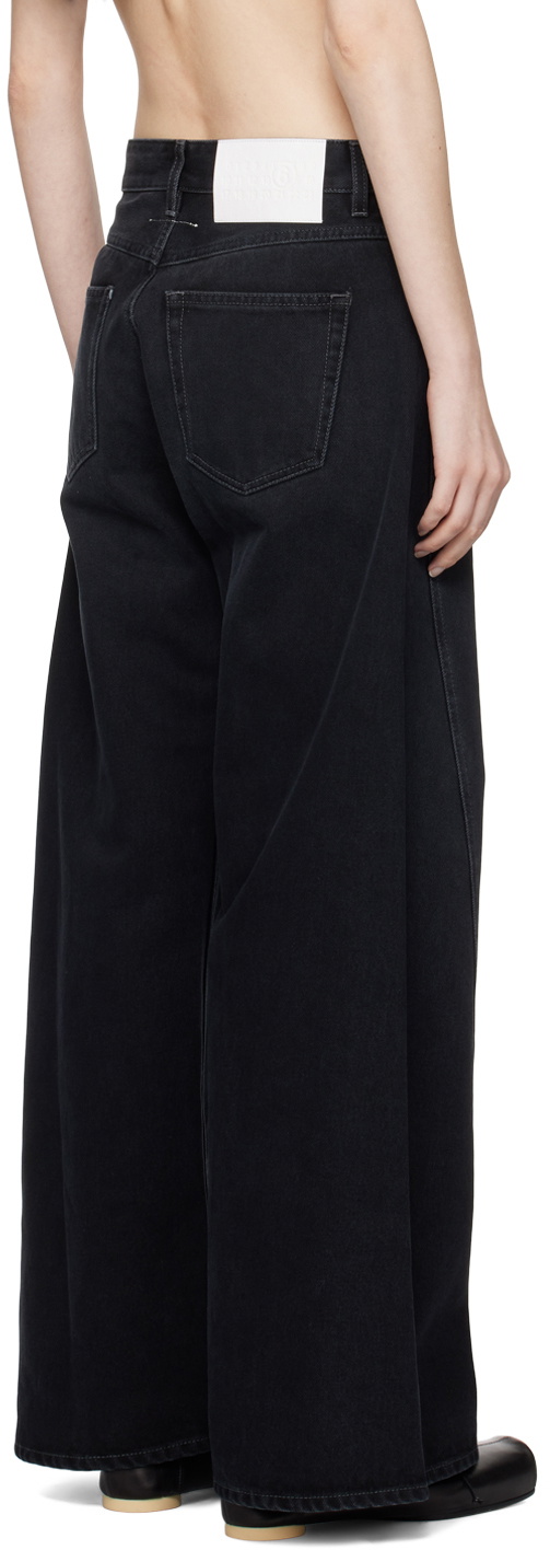 MM6 Maison Margiela Black Twisted Jeans MM6 Maison Margiela MM6 Maison Margiela Black Twisted Jeans MM6 Maison Margiela