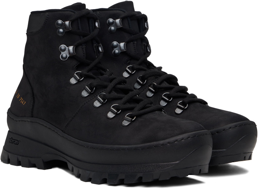 Common Projects Black Hiking Boots