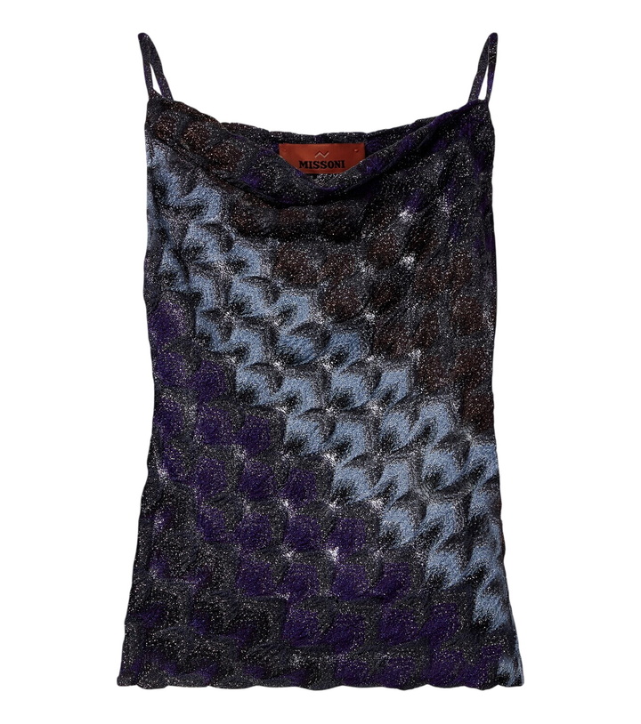 Photo: Missoni Lamé top