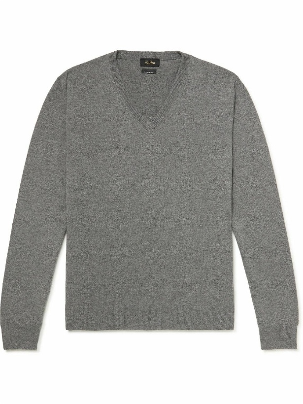 Photo: Sulka - Cashmere Sweater - Gray