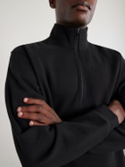 Lululemon - Steady State Cotton-Blend Jersey Half-Zip Sweatshirt - Black
