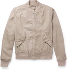 Aspesi - Slim-Fit Cotton-Twill Bomber Jacket - Men - Sand