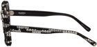 doublet Black 817 Blanc LNT Edition Decorated Frame Sunglasses