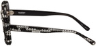 doublet Black 817 Blanc LNT Edition Decorated Frame Sunglasses