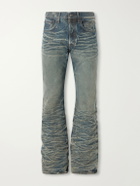 Acne Studios - Washed Whiskered Straight-Leg Jeans - Blue