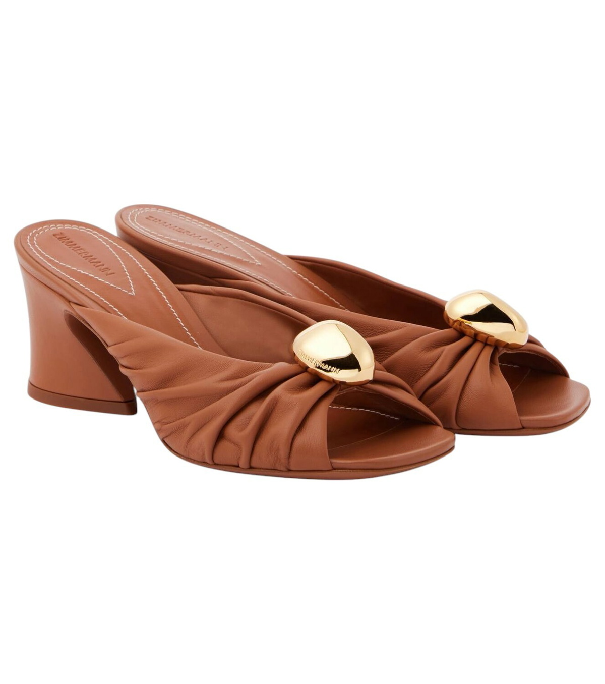 Zimmermann Gleam 65 leather mules Zimmermann