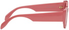 Alexander McQueen Pink Graffiti Sunglasses