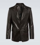 Tom Ford - Single-breasted leather blazer