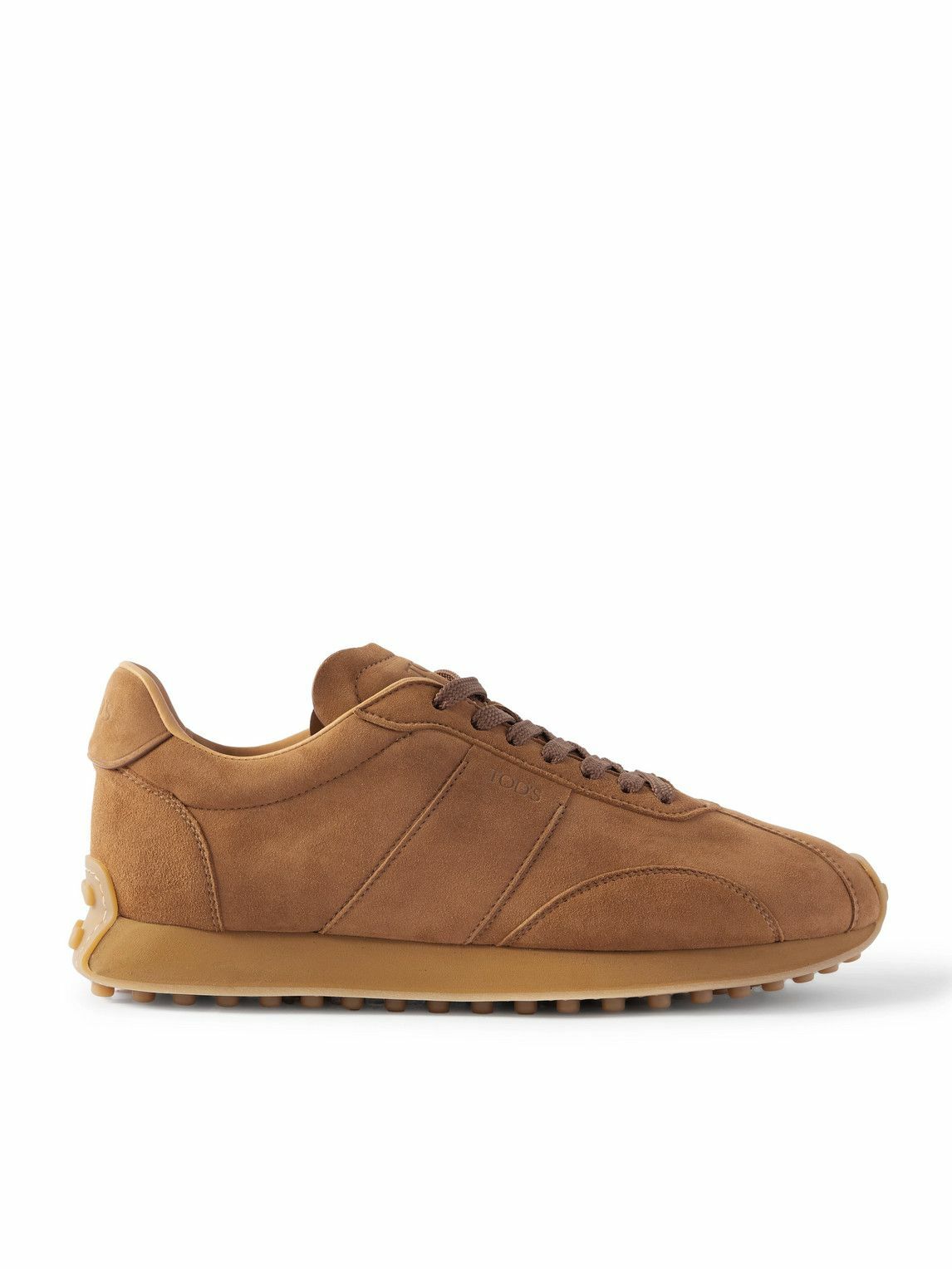 Tod's Suede Lace-up Shoes With Non-slip Sole Tod's