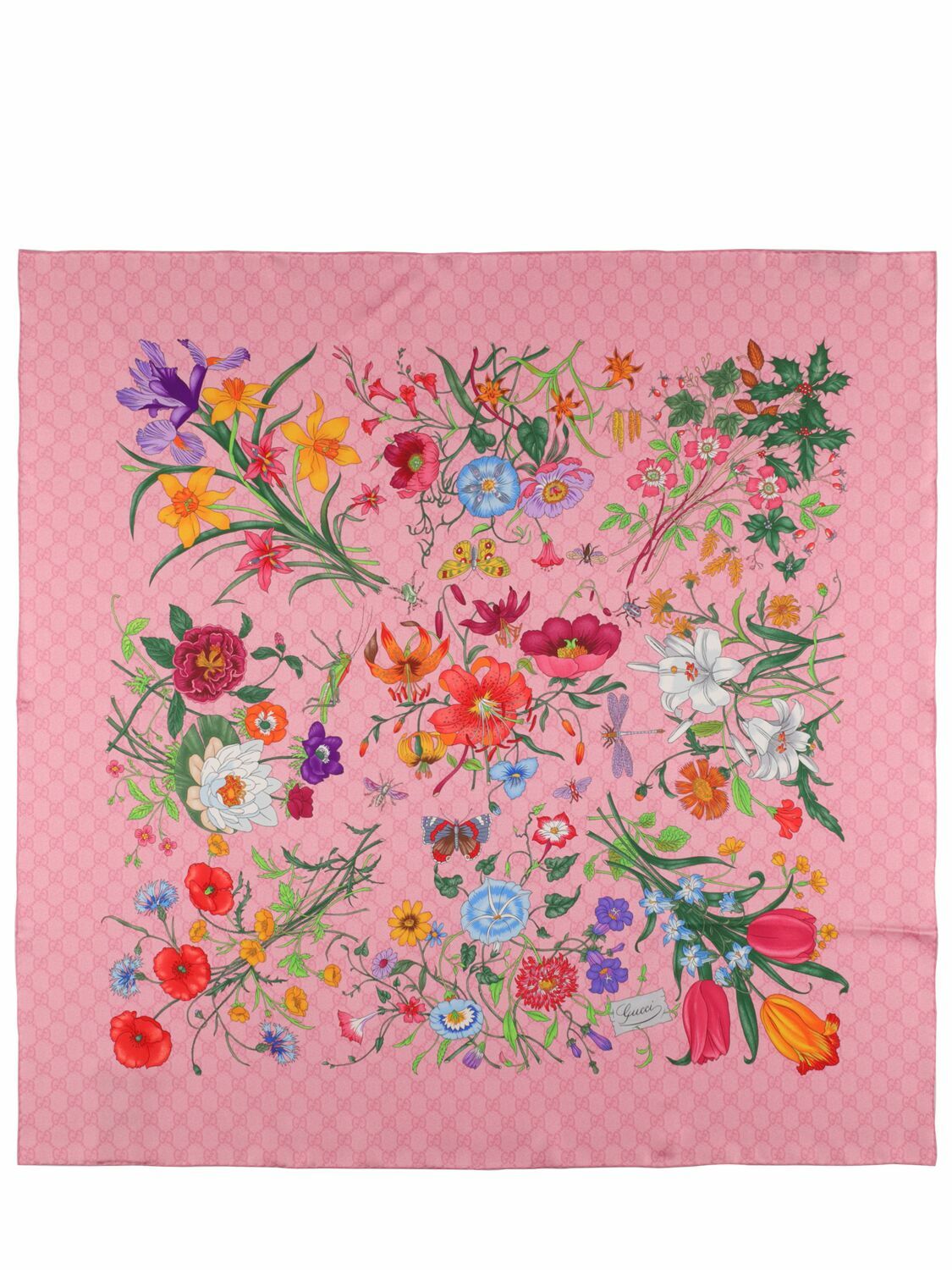 GUCCI - Flora Silk Scarf