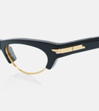Bottega Veneta Fashion Show cat-eye glasses