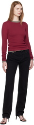 R2W Black Hatty Tapered Jeans