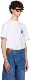 JW Anderson White Anchor Patch T-Shirt