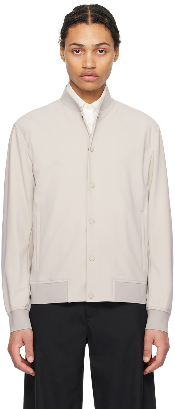 Theory Off-White Murphy Bomber Jacket