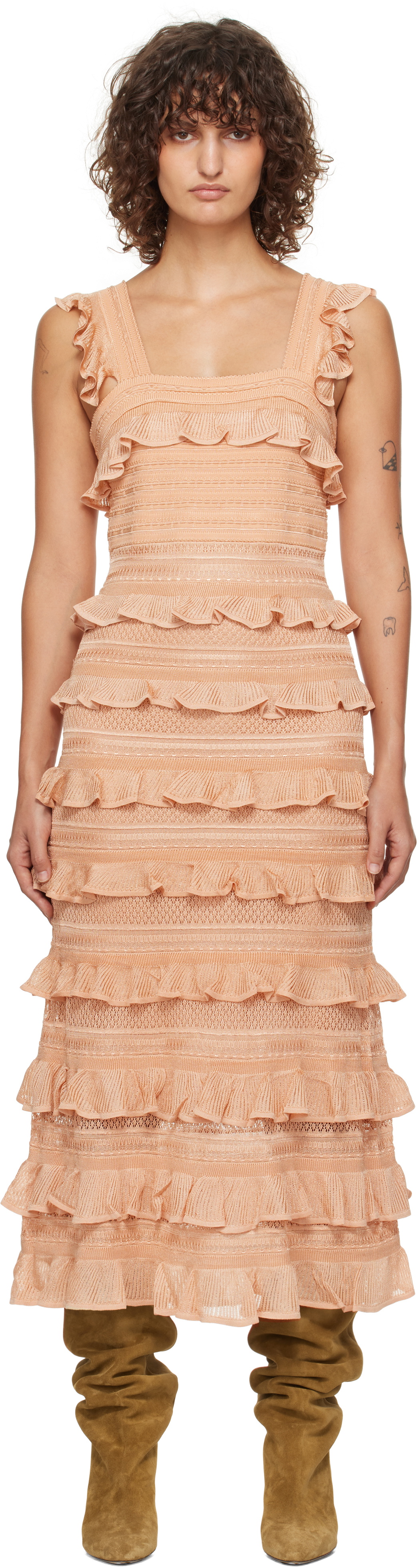 yellow strapless dress midi Isabella Yellow Bandage Midi Dress for Women, Mustard Yellow, Polyester and Elastane, Halter Neck, Sweetheart Neckline, Size S